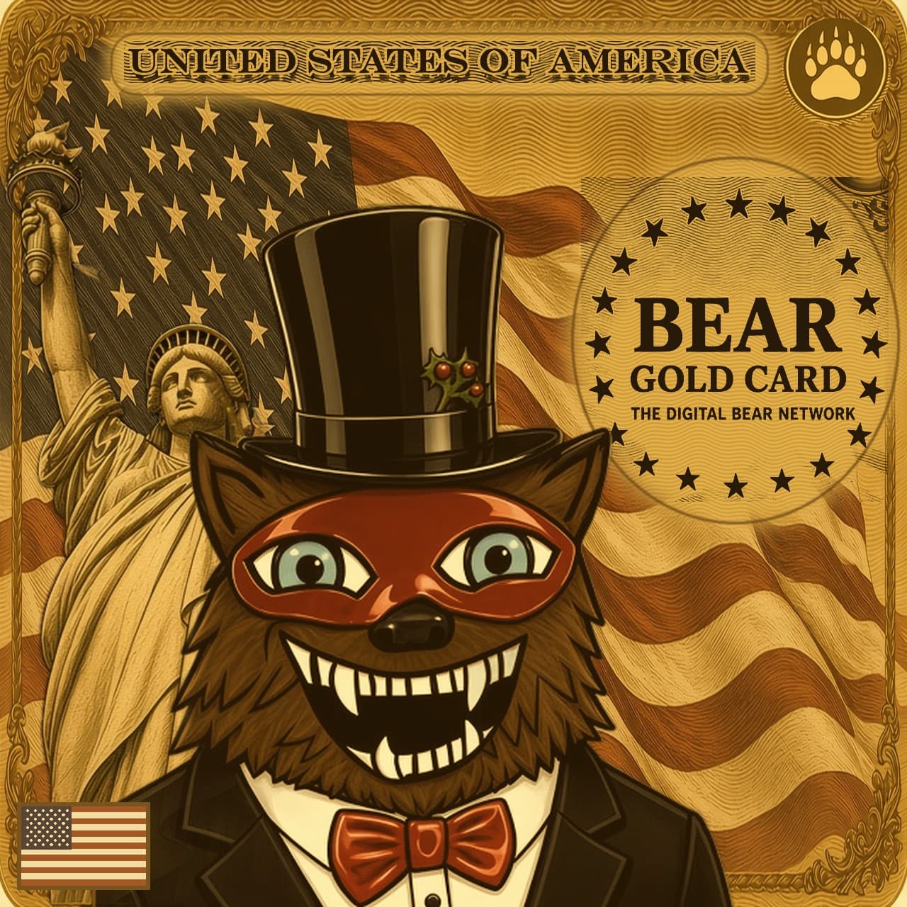 Bear Gold Cards